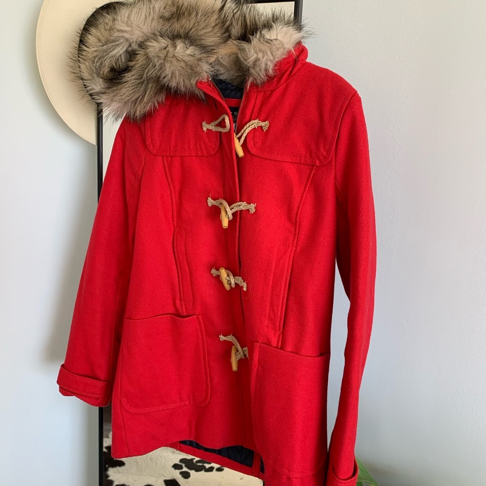 SOLD AEO Wool Blend Parka Jacket - Picture 5 of 13